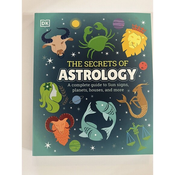 NEW The Secrets of Astrology Book DK Softcover 2021 Horoscopes Sun Signs Planets - Picture 1 of 10